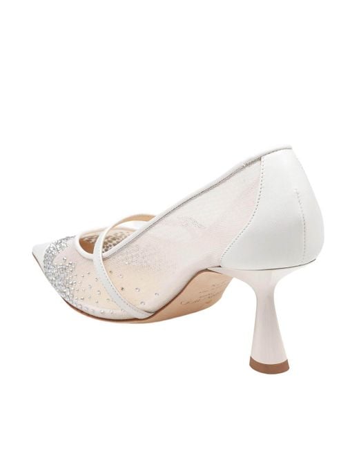 Jimmy Choo White Decollete Aren 65 Tkw