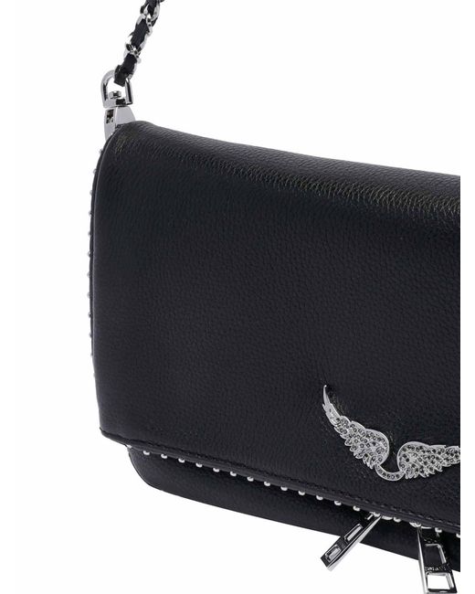Zadig & Voltaire Black And Rock Crossbody Bag