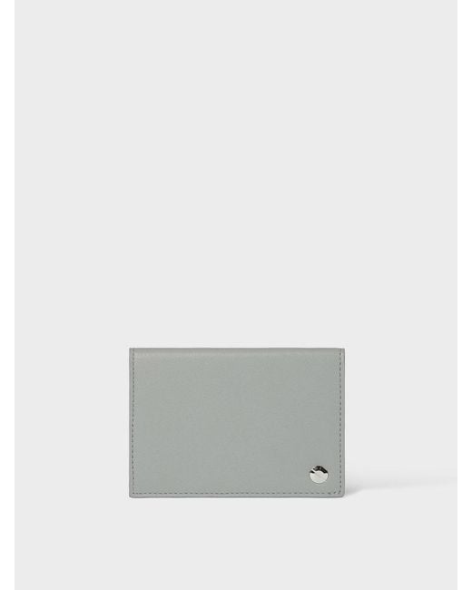 Paul Smith Gray Sardine Card Holder for men
