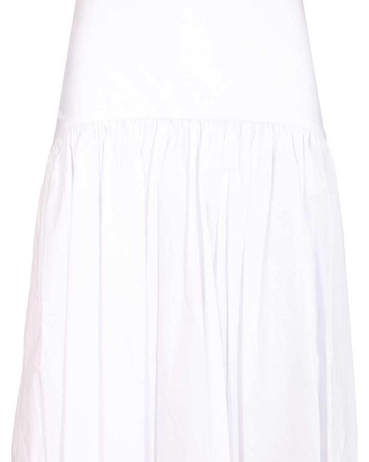 Staud White Procida" Skirt