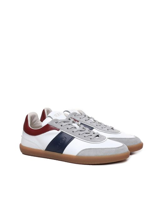 Tod's Multicolor Tabs Sneakers In Suede for men