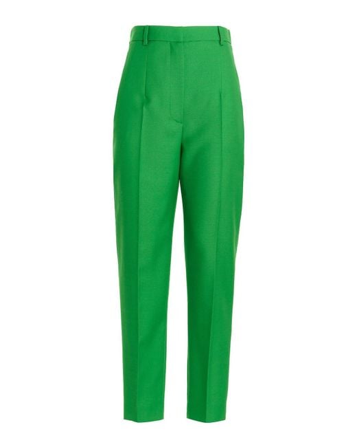 McQueen Green Straight Leg Pants