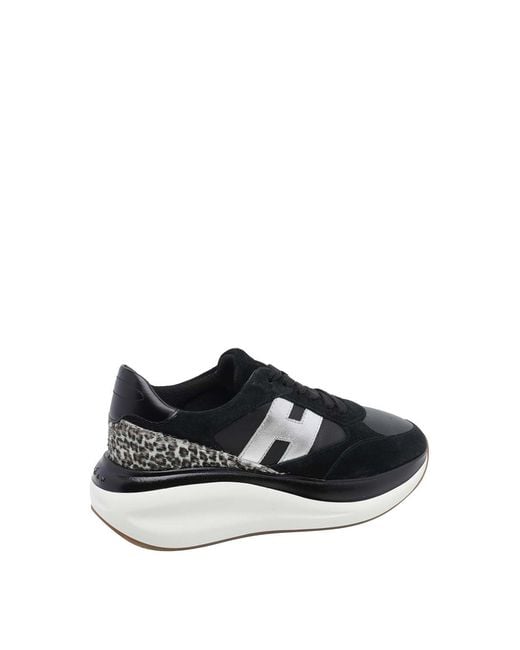 Hogan Black H714 Sneakers