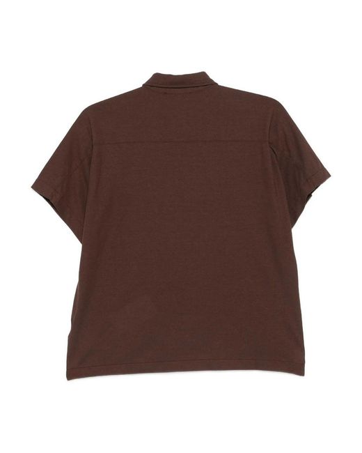 Zanone Brown V Polo Mc