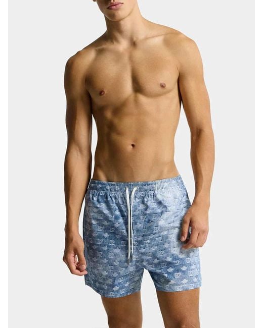 DSquared² Blue Swim Shorts for men