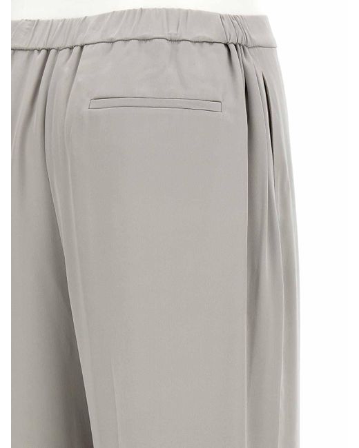 Theory Gray 'Wide Pull On' Pants
