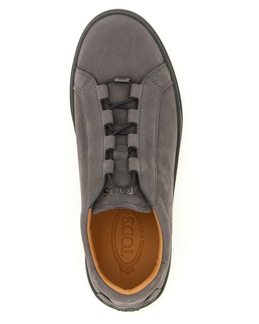 Tod's Gray Nubuck Sneakers for men