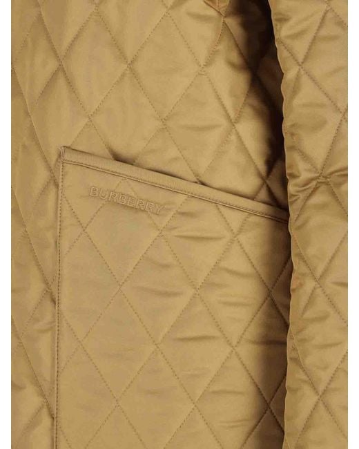 Burberry Green Quilted Jacket
