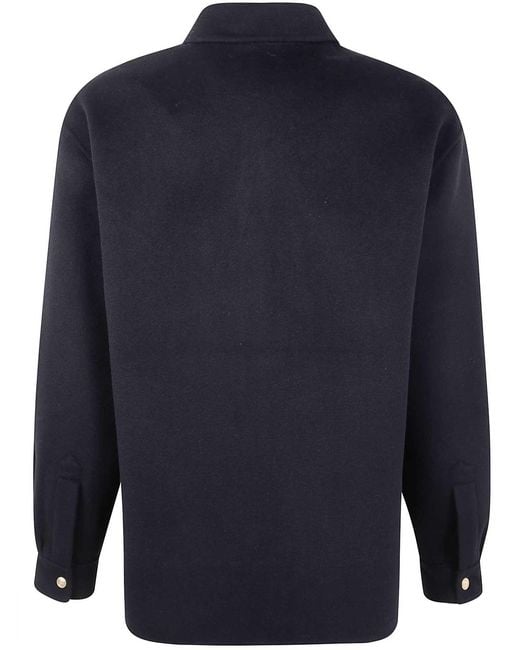Drole de Monsieur Blue La Surchemise Laine Jacket for men