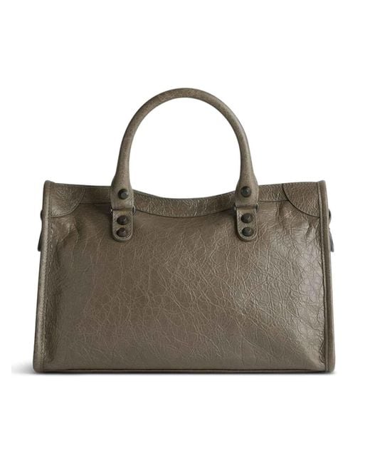 Balenciaga Brown Le City S Arena Storico Top-Handle Bag