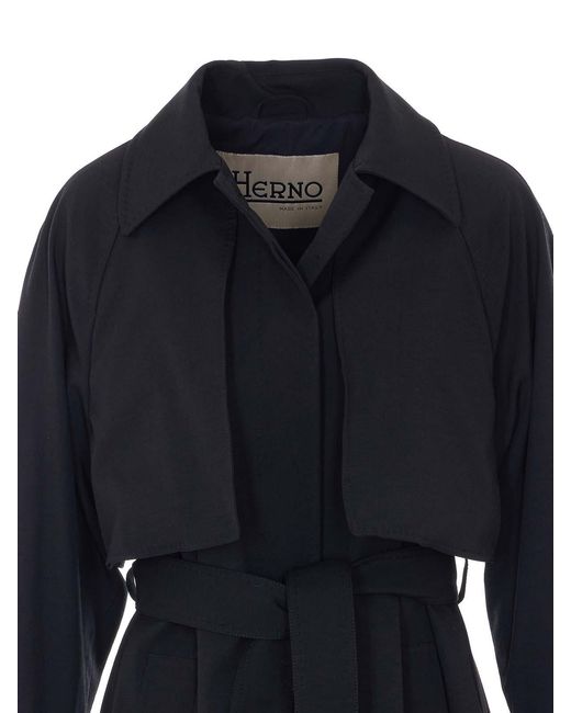 Herno Blue Raincoat