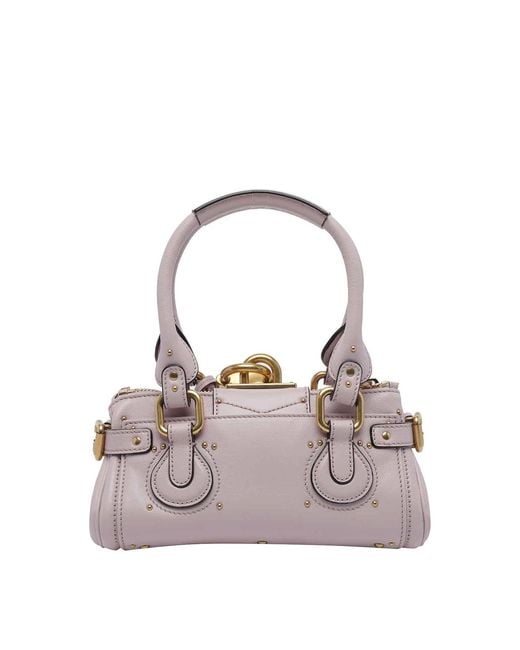 Chloé Pink E Light Lilac Small Paddington Handbag