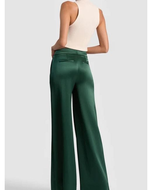 Alice + Olivia Green Nessi Trouser