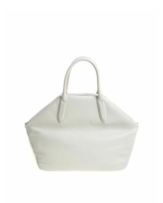 Lulu Guinness White Lip Valentina Large Bag