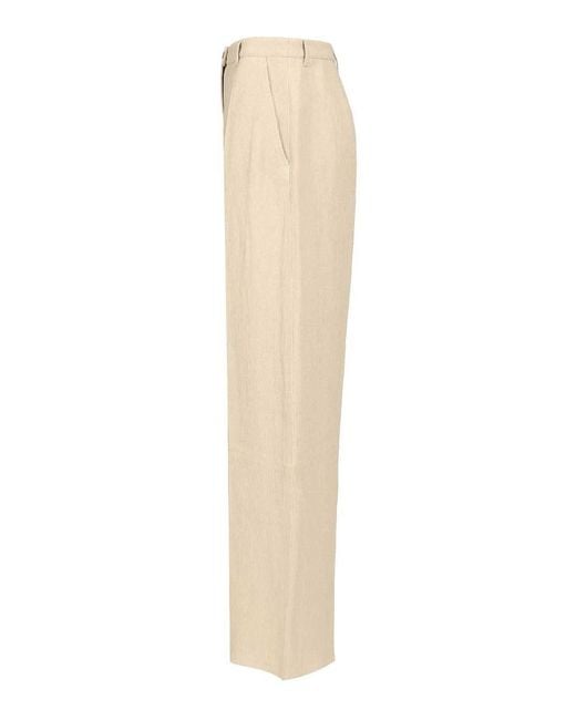 Emporio Armani Natural Tailored Trousers