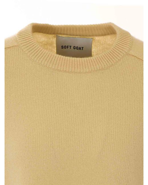 Soft Goat Natural Boyfriend Sweater