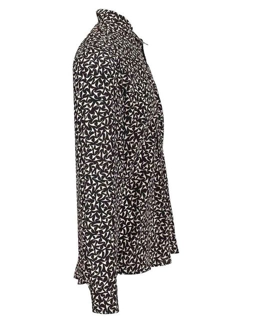 Dries Van Noten Black Silk Shirt for men