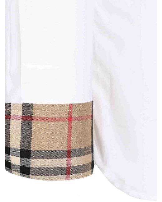 Burberry White Slim Fit Shirt for men