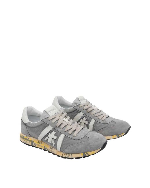 Premiata Gray Lucy Sneakers for men