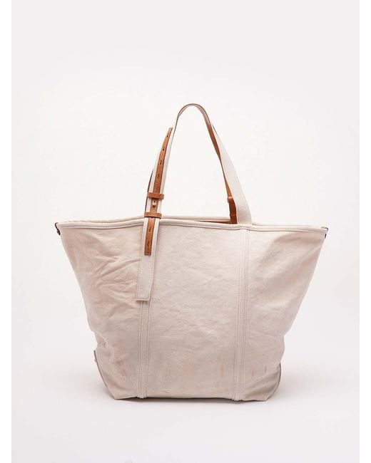 Golden Goose Deluxe Brand Natural '247 Ew' Canvas Shopping Bag