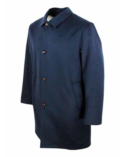 KIRED Blue Cashmere Jacket for men