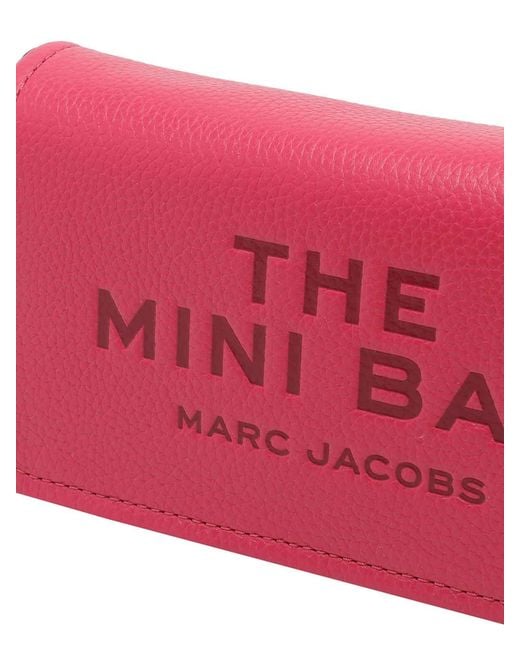 Marc Jacobs Pink Raspeberry The Mini Bag Crossbody Bag