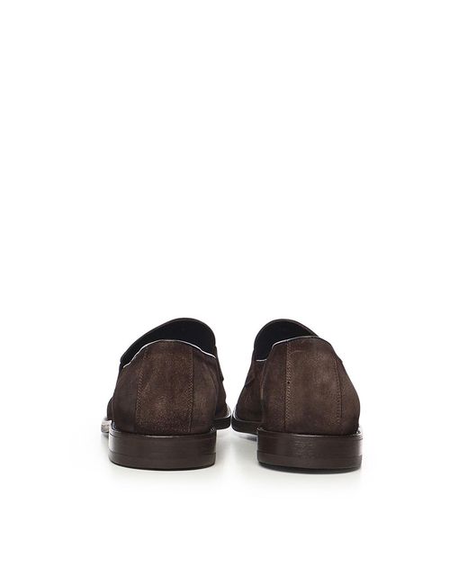 Alexander Hotto Brown Leather Loafers for men