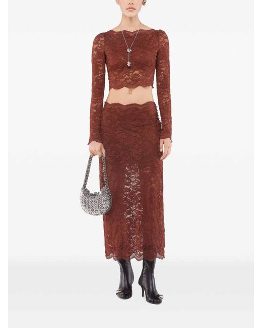 Rabanne Brown Skirt