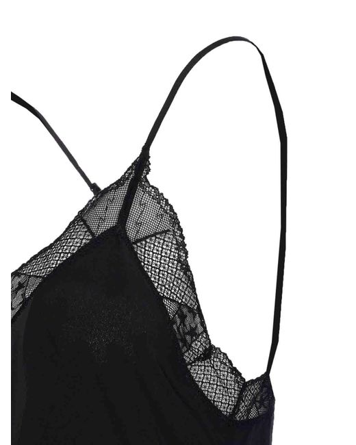Zadig & Voltaire Black Christy Cdc Tank Top