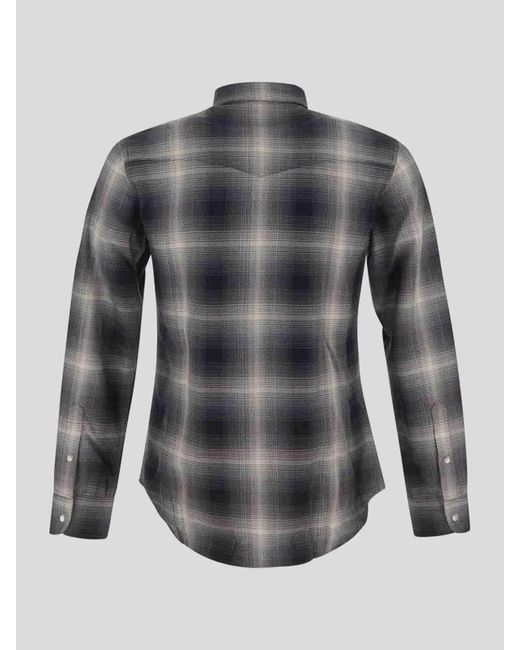 Tom Ford Black Shirt With Long Sleeves for men