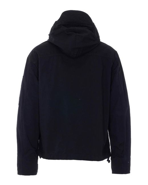 C P Company Blue Jacket With Zip Closure for men
