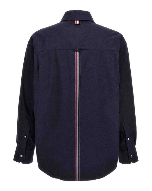 Thom Browne Blue Rwb' Shirt for men