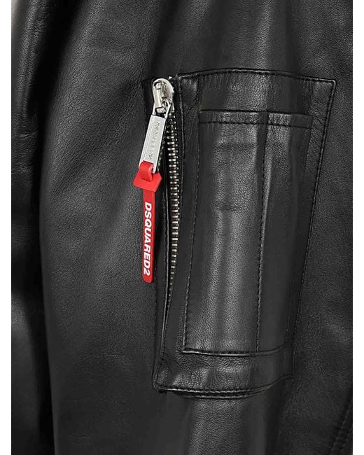 DSquared² Black Bomber Jackets