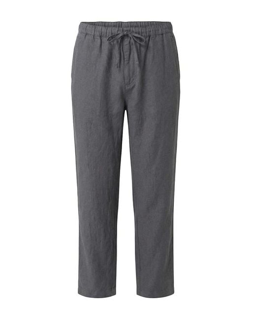 120% Lino Gray Pants for men