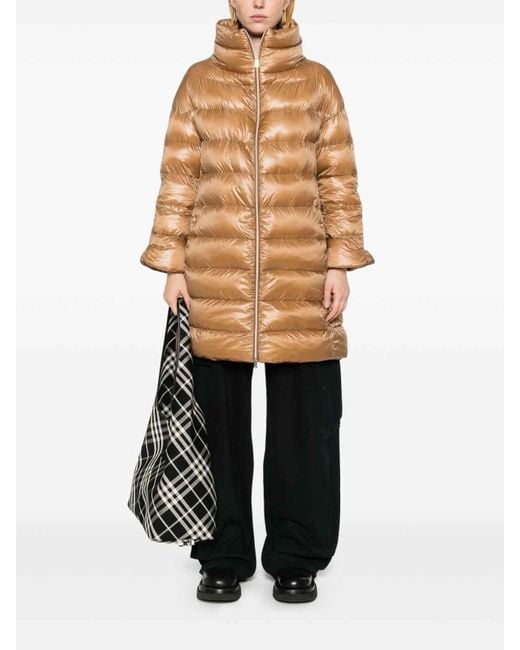 Herno Natural Long-Colored Down Jacket