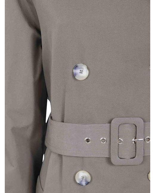 Twinset Gray Trench