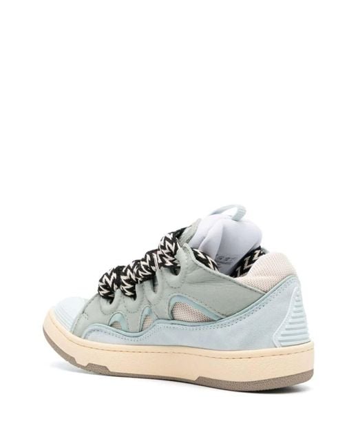 Lanvin White Curb Sneakers Fwskdk02Dra2A21