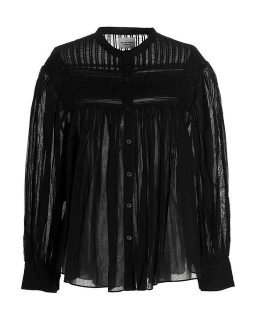 Isabel Marant Black Plalia Shirt