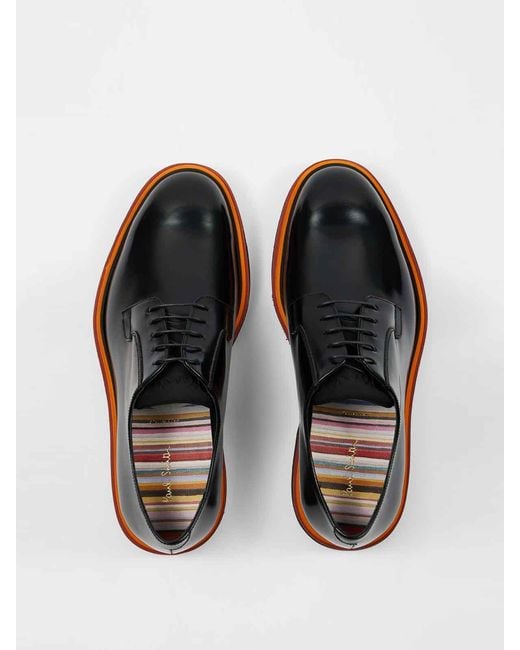 Paul Smith Black Derby Ras for men