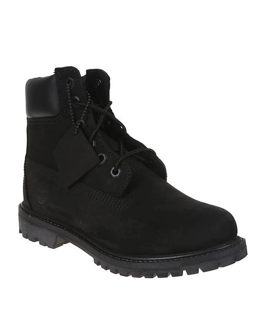 Timberland Black Premium Inch Lace Up Waterproof Boot