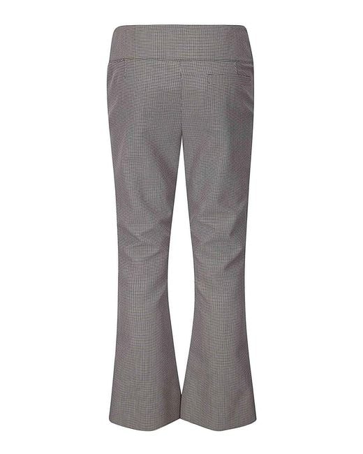 Courreges Gray Heritage Houndstooth Pants