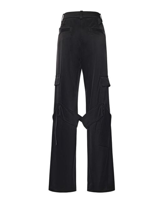 Courreges Blue Satin Utility Chaps