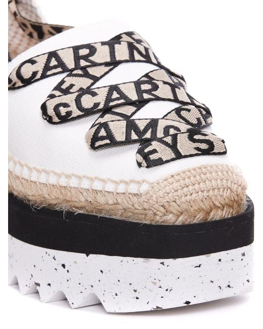 Stella McCartney White Gaia Espadrilles