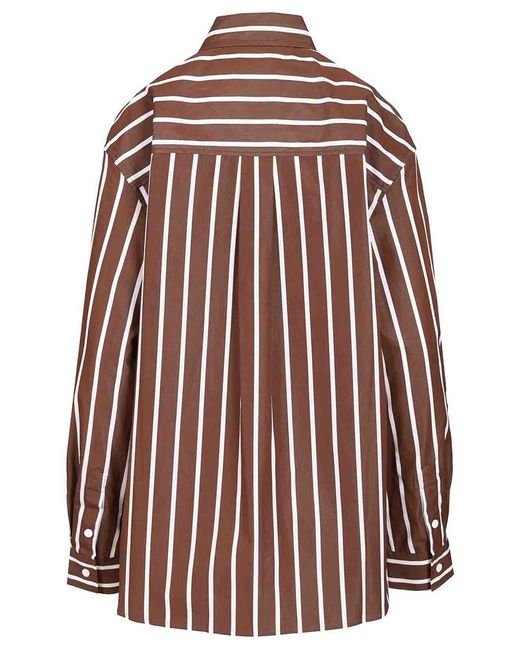 Matteau Red Classic Stripe Shirt