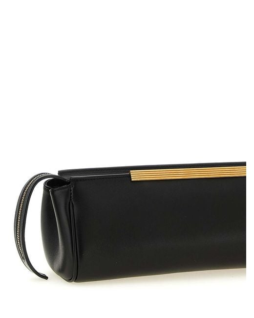 Khaite Black Donna Evening Clutch