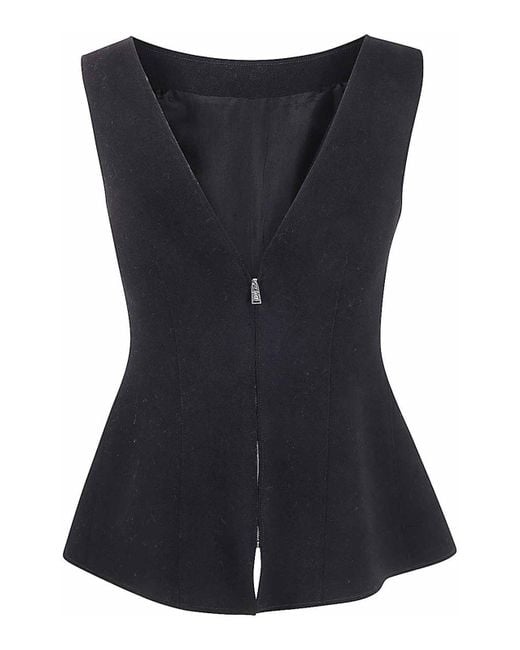 Lanvin Black Wool Top