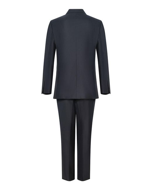Franzese Collection Blue Single-Breasted Rolls-Royce Style Suit for men