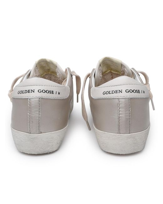 Golden Goose Deluxe Brand White Leather Superstar Sneaker
