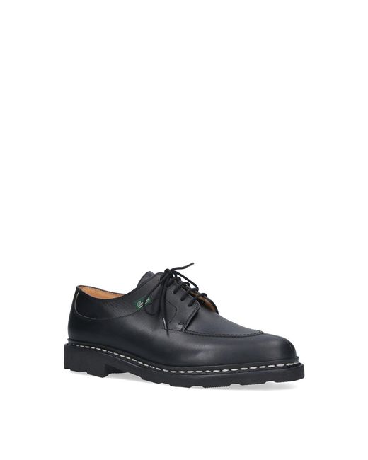 Paraboot Black Derby Shoes for men