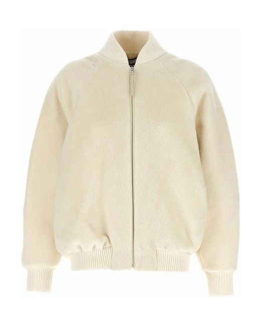 Jacquemus Natural Le Blouson Pilu Bomber Jacket